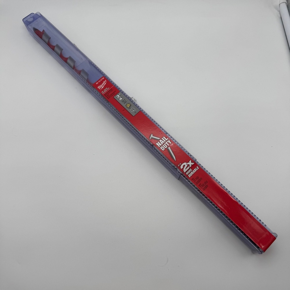 Milwaukee 48-13-5750 18" Ship Auger Bit 3/4" Nail Duty 7/16" Hex‎ Shank NEW